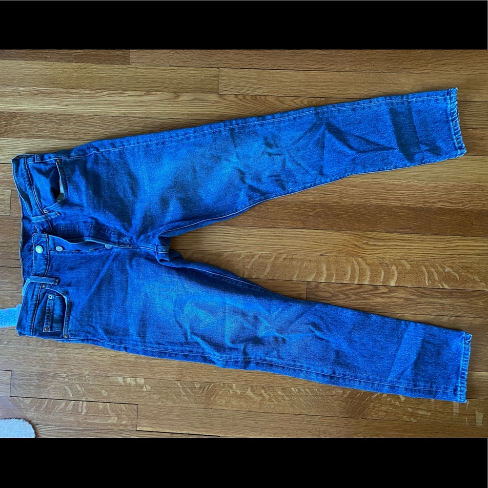 Levi’s skinny 501 jeans.